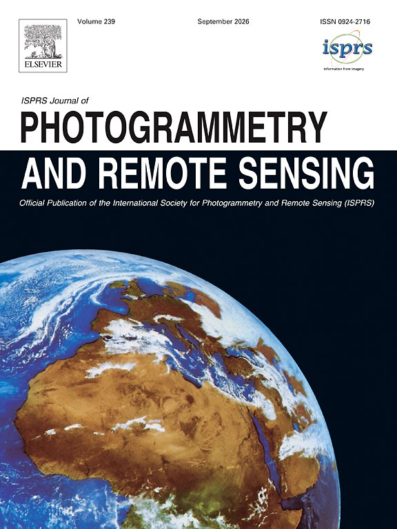 ISPRS Journal of Photogrammetry and Remote Sensing cover