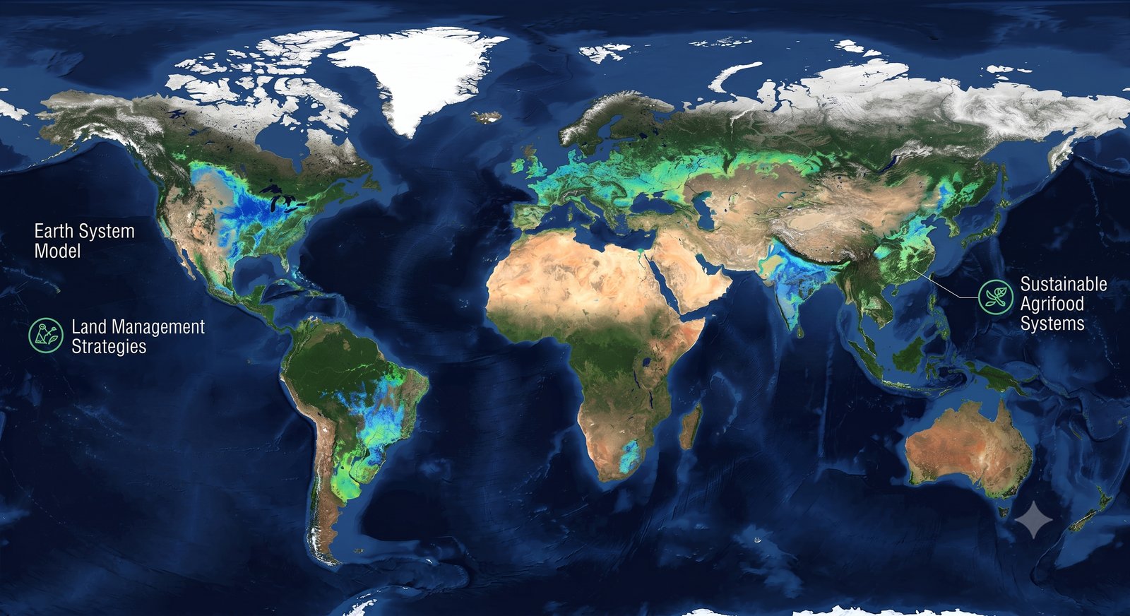 Agriculture in the Earth system illustration